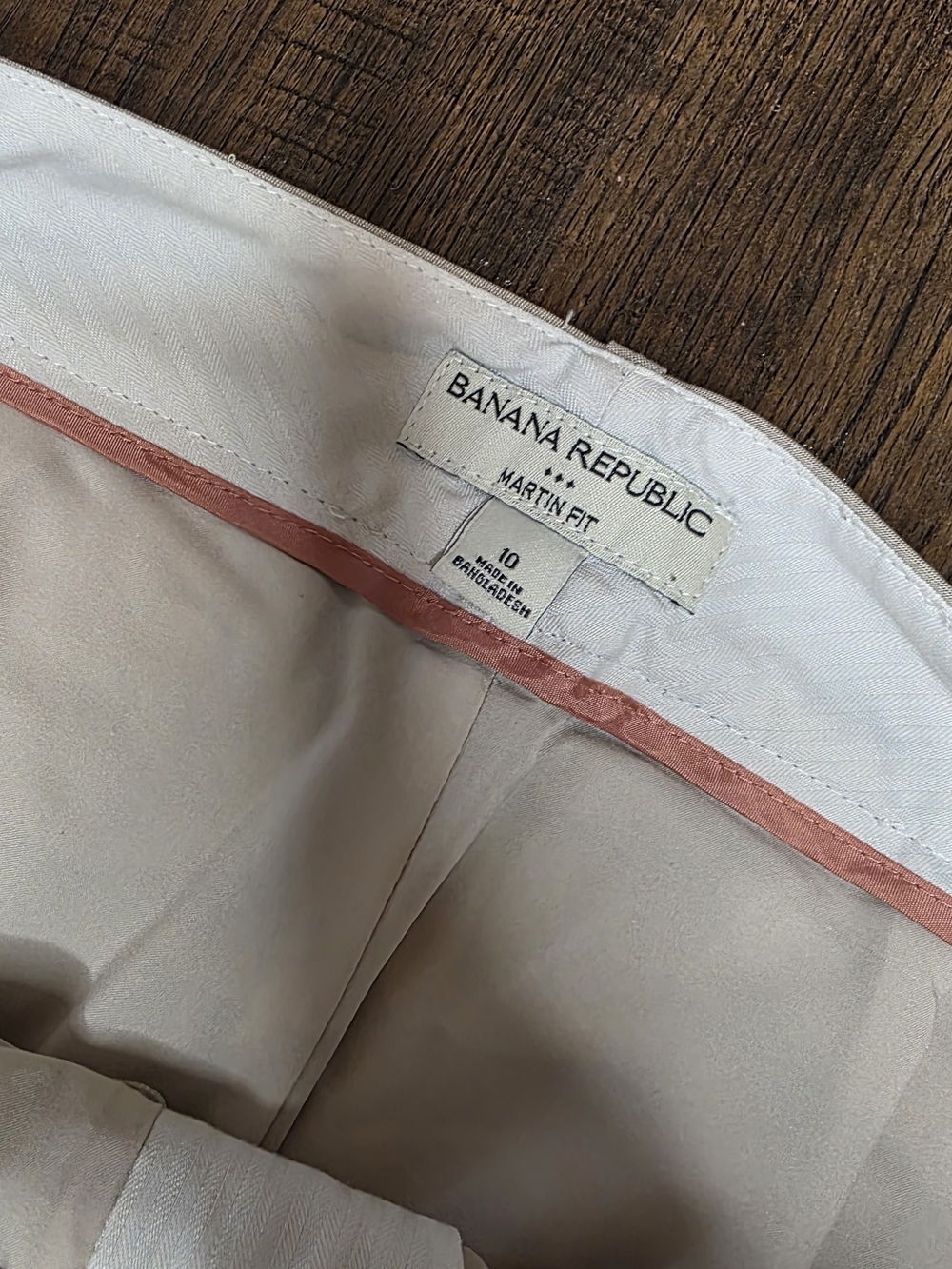 Tailored Light Beige Boot-Cut Pants for Women - Picture 5 of 6